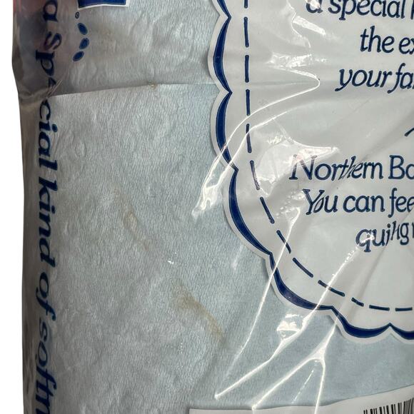 Vintage Quilted Northern Blue Toilet Paper Bathroom Tissue 4 Roll 1980s NOS READ - Picture 6 of 12